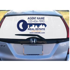 Real Estate Window Perf Vinyl
