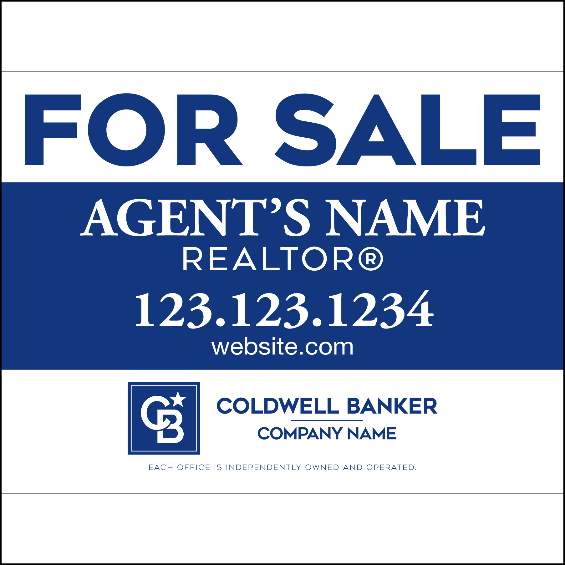 18" x 24" Sign Option A