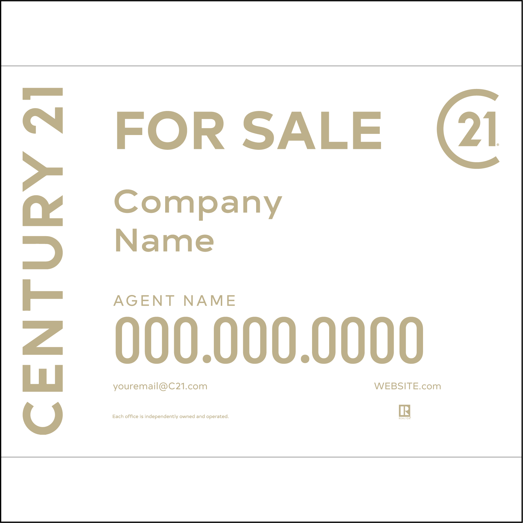 18" x 24" Sign Option E